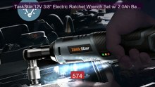 TaskStar 12V 3/8" Electric Ratchet Wrench Set w/ 2.0Ah Battery... -- Hot Deal 2026 | Limited Offer!