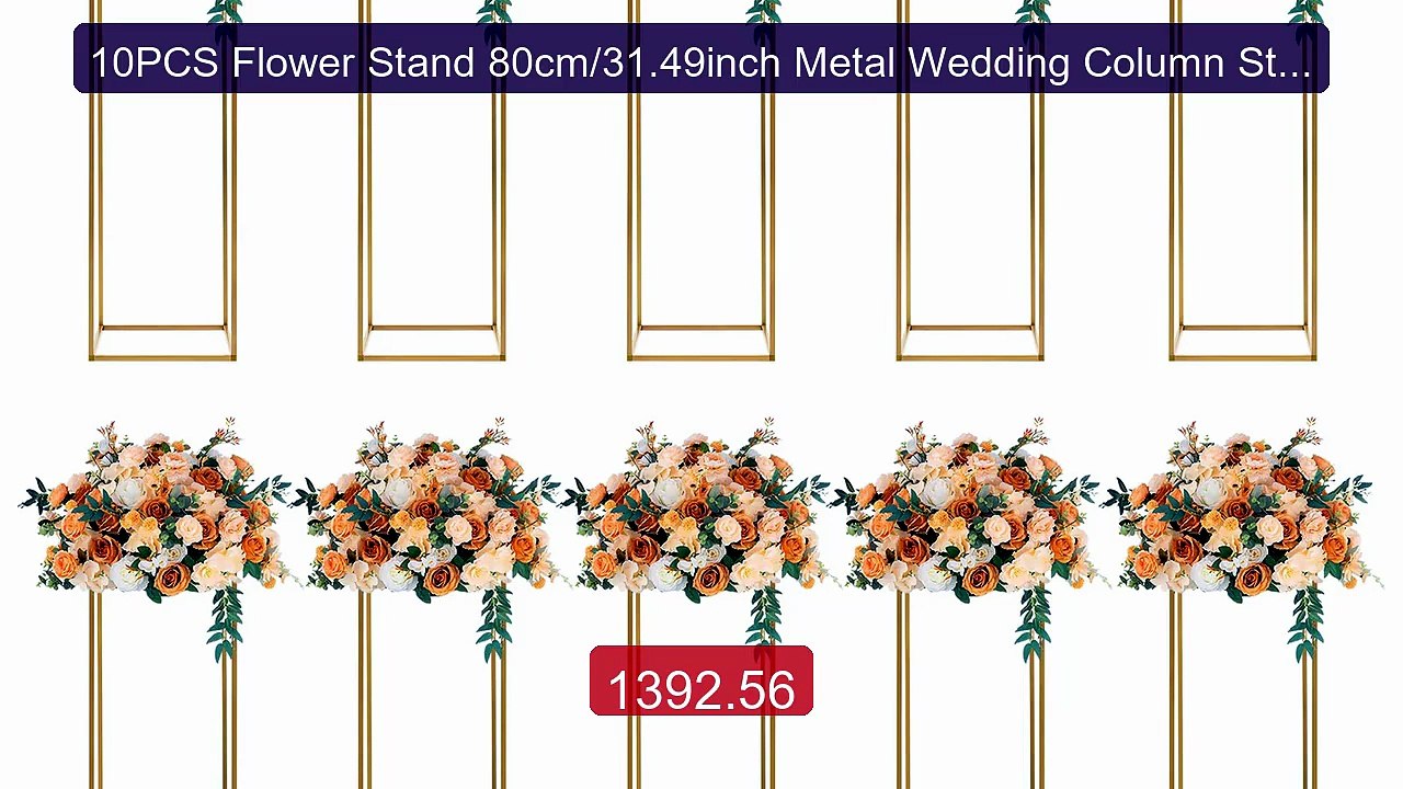 10PCS Flower Stand 80cm/31.49inch Metal Wedding Column Stand ... -- Amazing Value 2026 | Must Have!