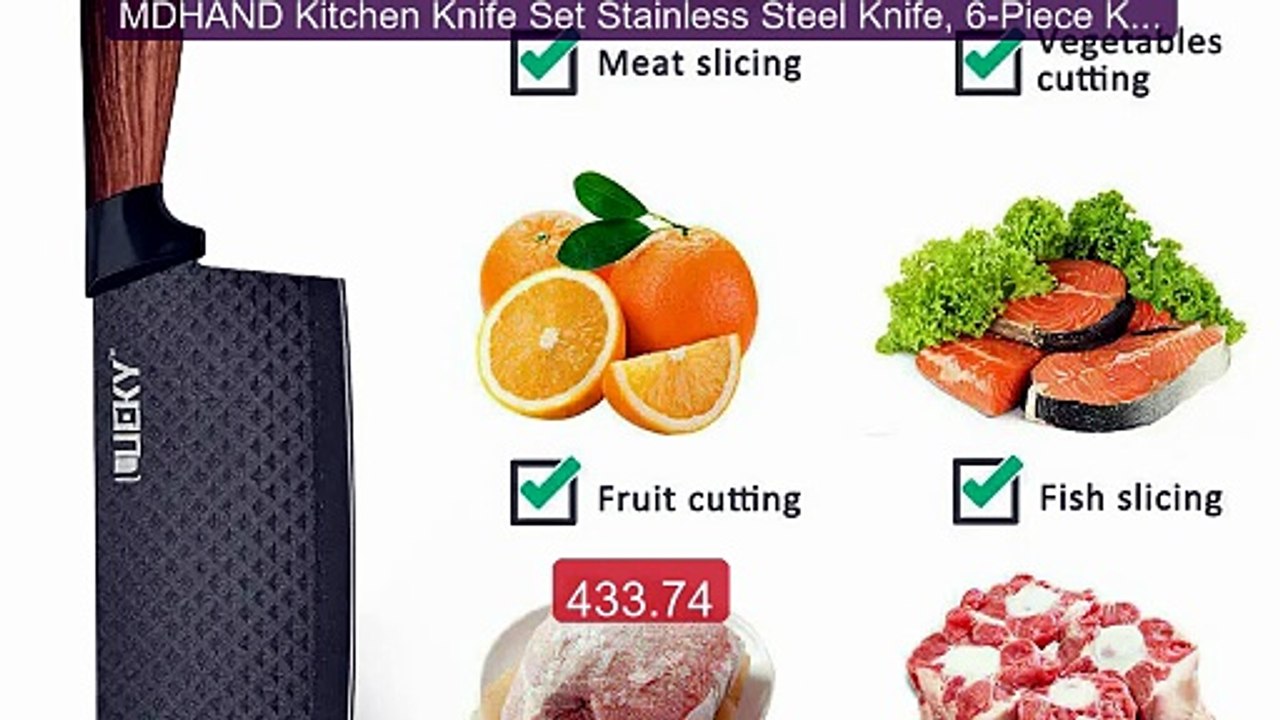 MDHAND Kitchen Knife Set Stainless Steel Knife, 6-Piece Kitchen To... -- Best Deal 2026 | Shop Now!