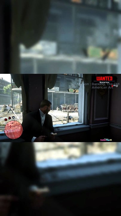 Bank Robbery Shootout Scene RDR2 Banking the Old American Art