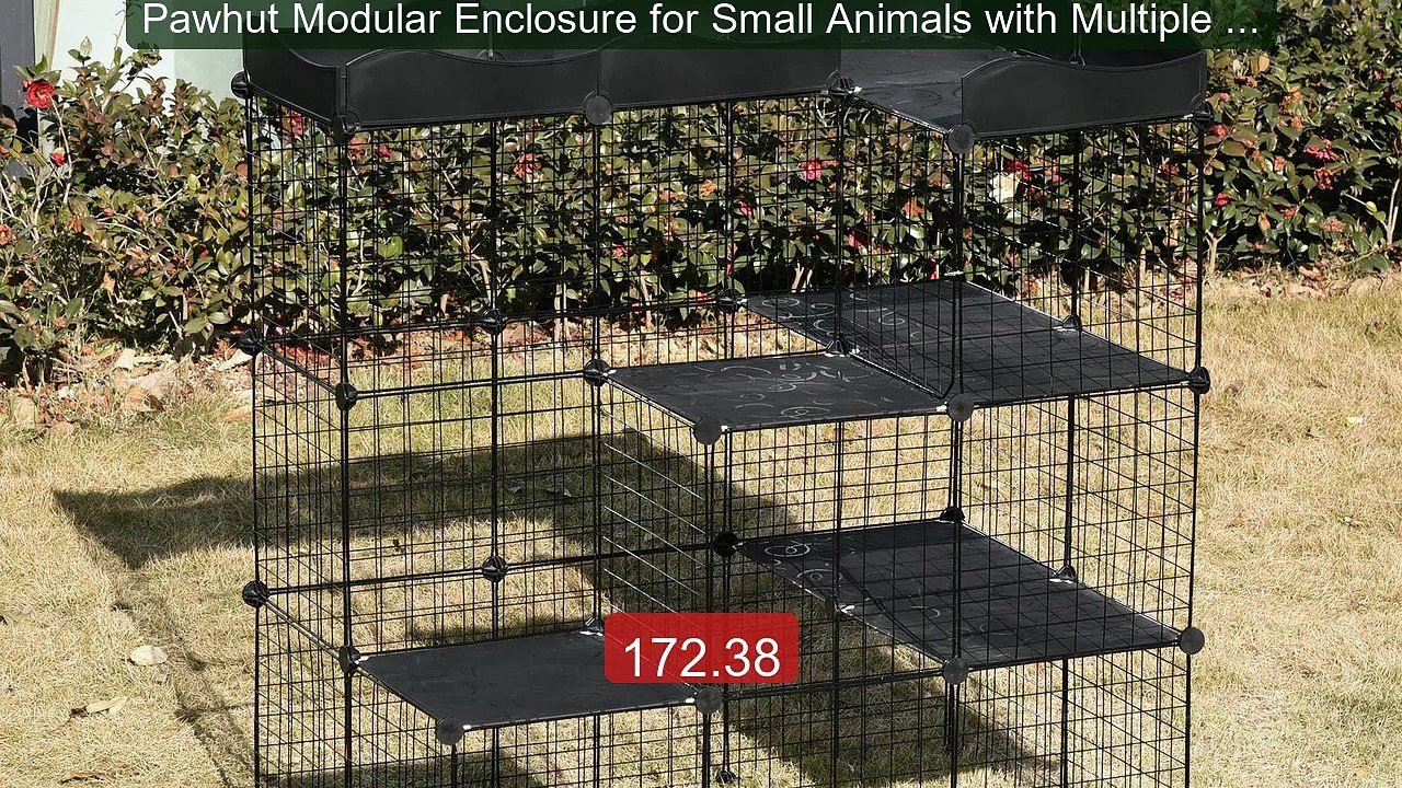 Pawhut Modular Enclosure for Small Animals with Multiple Level... -- Hot Deal 2026 | Limited Offer!