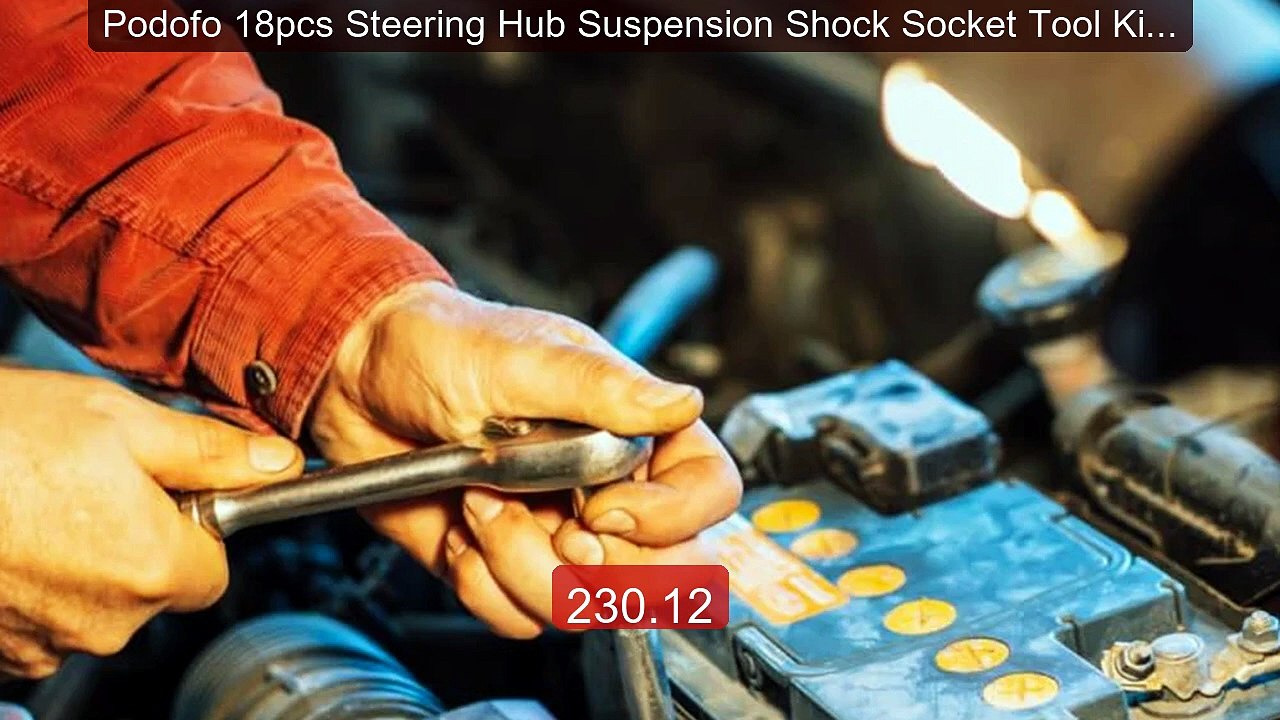 Podofo 18pcs Steering Hub Suspension Shock Sock...
