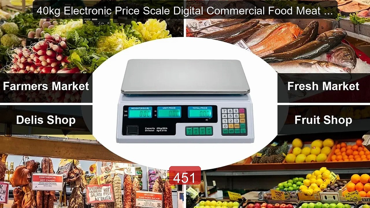 40kg Electronic Price Scale Digital Commercial Food Meat We... -- Top Pick 2026 | Unbeatable Price!
