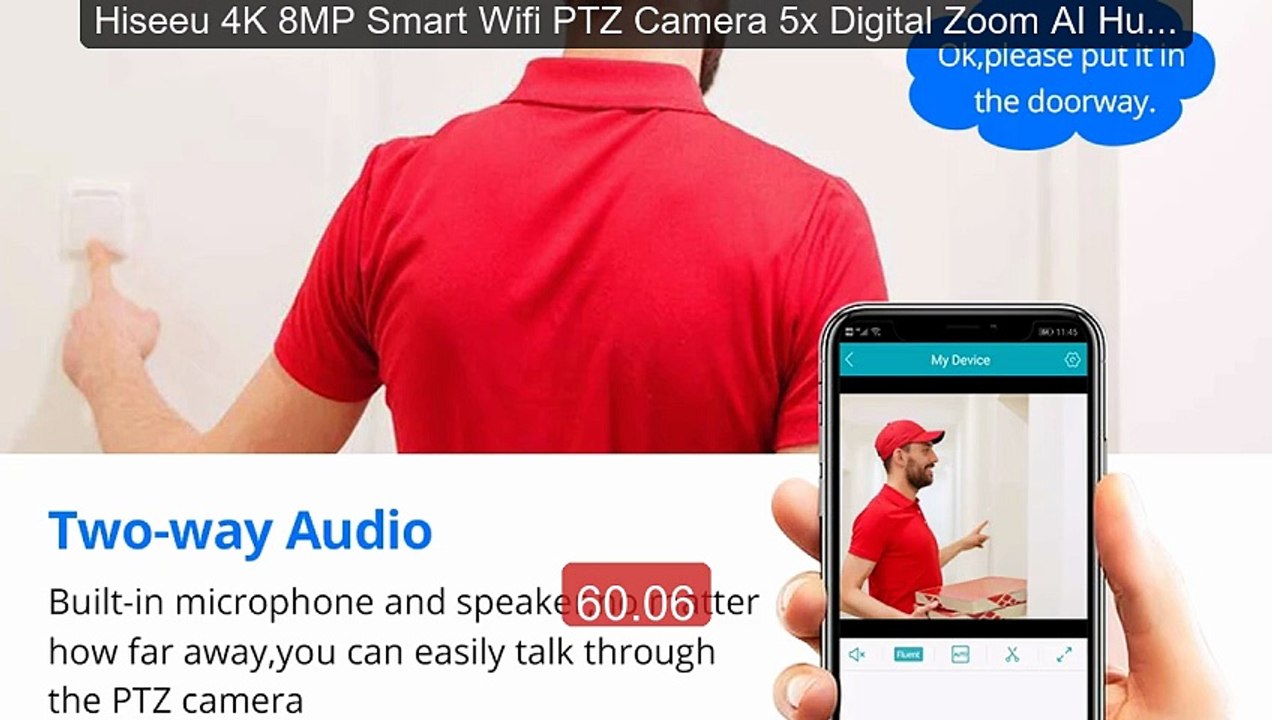 Hiseeu 4K 8MP Smart Wifi PTZ Camera 5x Digital Zoom AI Human Detec... -- Best Deal 2026 | Shop Now!