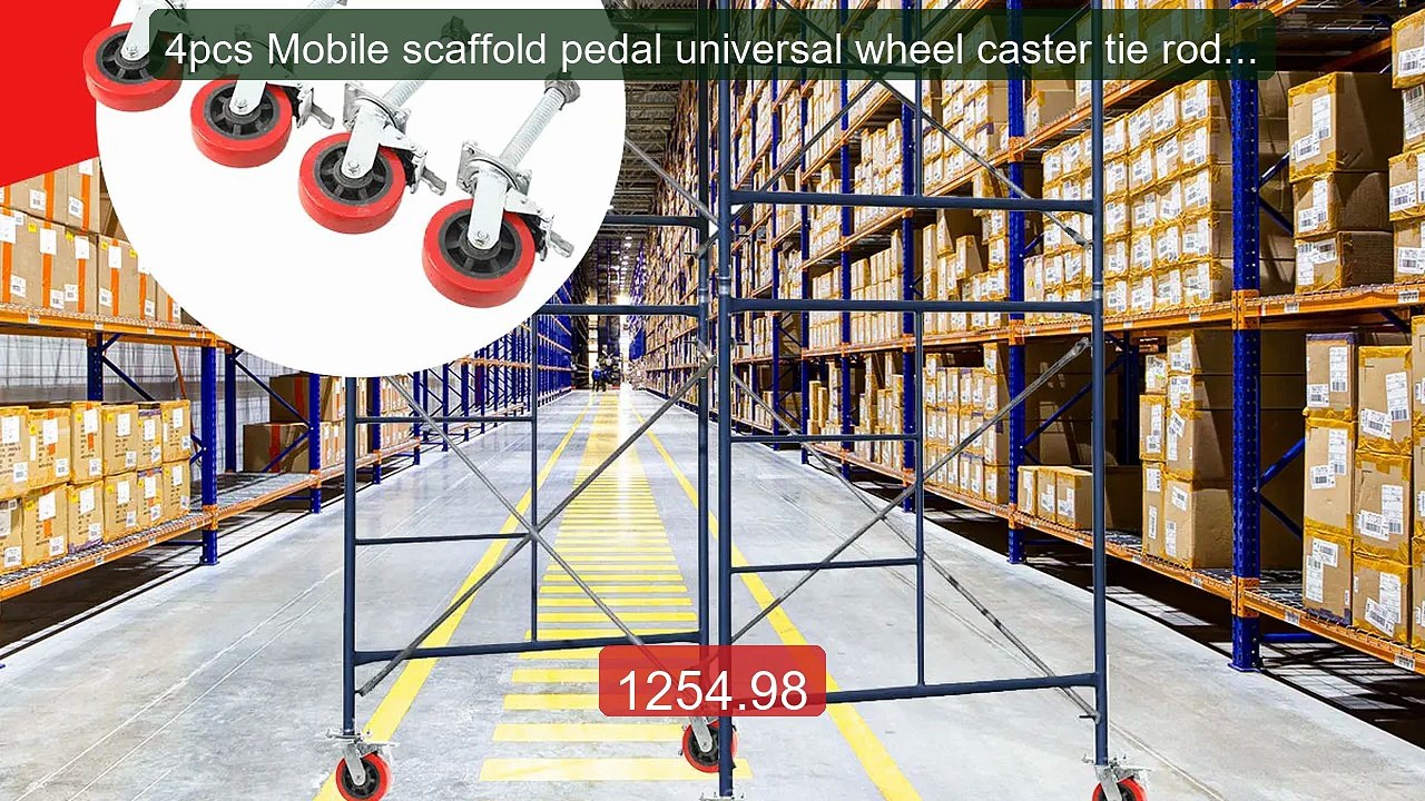 4pcs Mobile scaffold pedal universal wheel caster tie rod link hea... -- Best Deal 2026 | Shop Now!