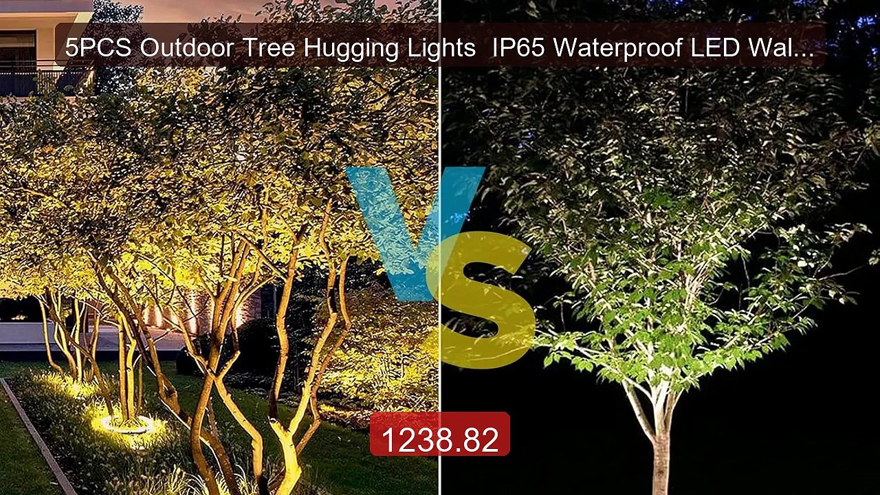 5PCS Outdoor Tree Hugging Lights  IP65 Waterproof LED Wall Wa... -- Amazing Value 2026 | Must Have!