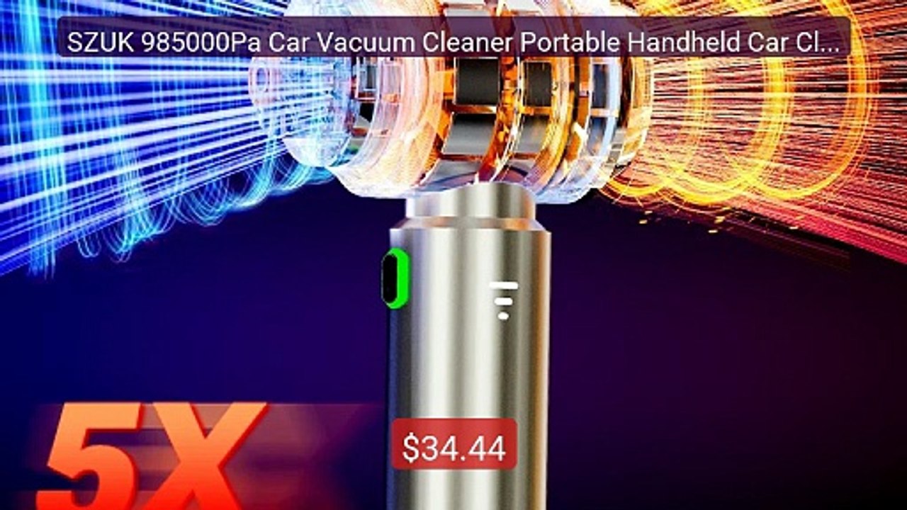 SZUK 985000Pa Car Vacuum Cleaner Portable Handheld Car Cleaner Stro... -- Top Rated 2026 | Buy Now!