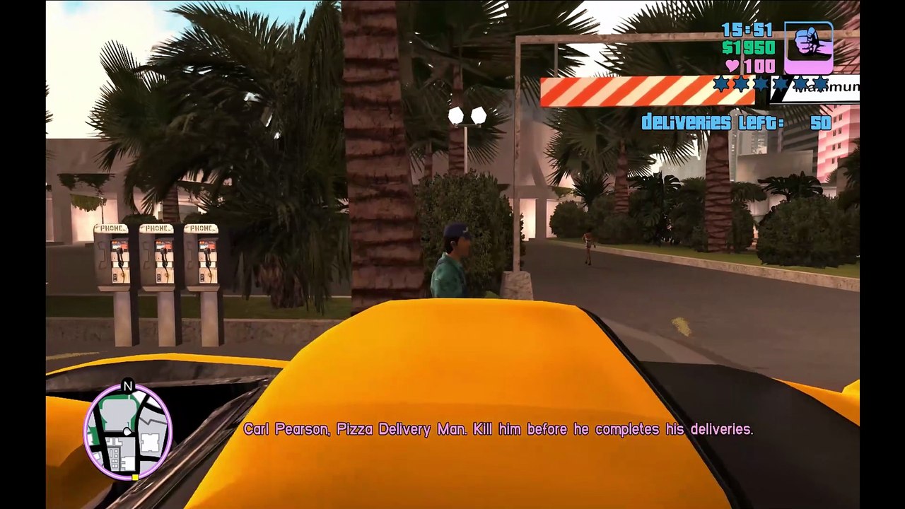 GTA Vice City Mission #36 - Road Kill (4K UHD) | No Commentary