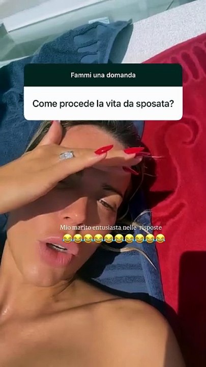 VIDEO / Ludovica Pagani e la risposta di El Shaarawy a come stia procedendo la vita da sposati
