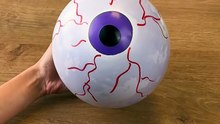 Spooky homemade eyeballs that float and stare👁️🎈