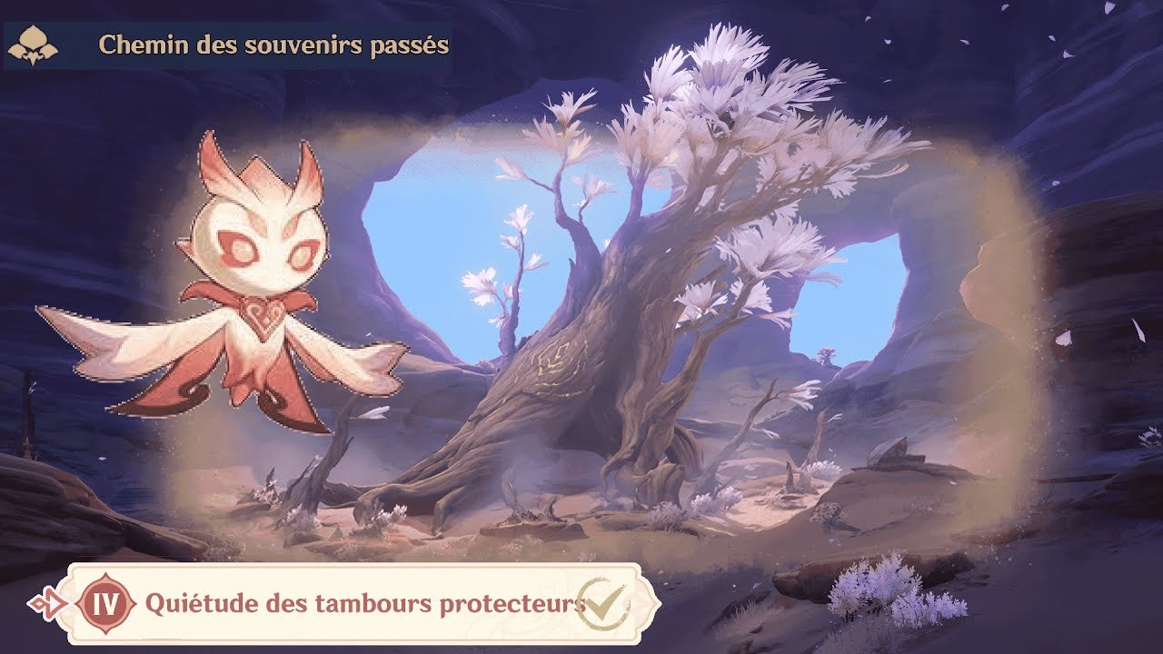 Chemin des souvenirs passées : Quiétude de la cime effilée | Genshin Impact FR