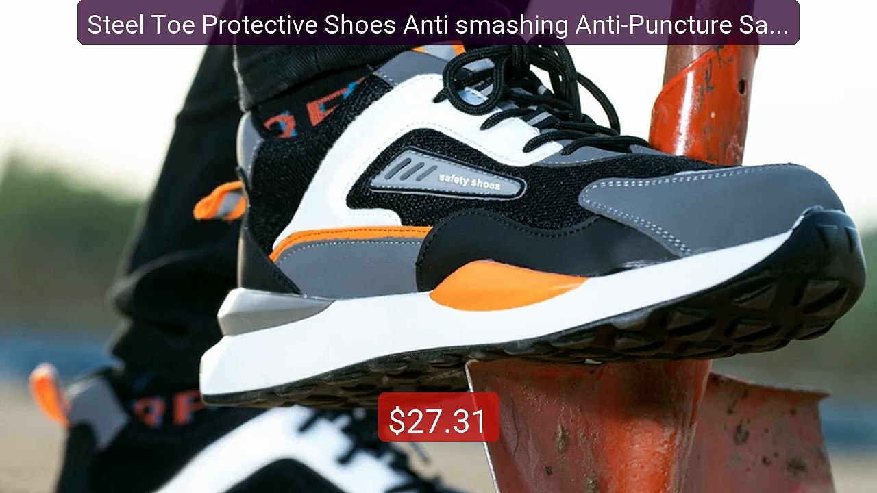 Steel Toe Protective Shoes Anti smashing Anti-Puncture Safety ... -- Best Buy 2026 | Great Quality!