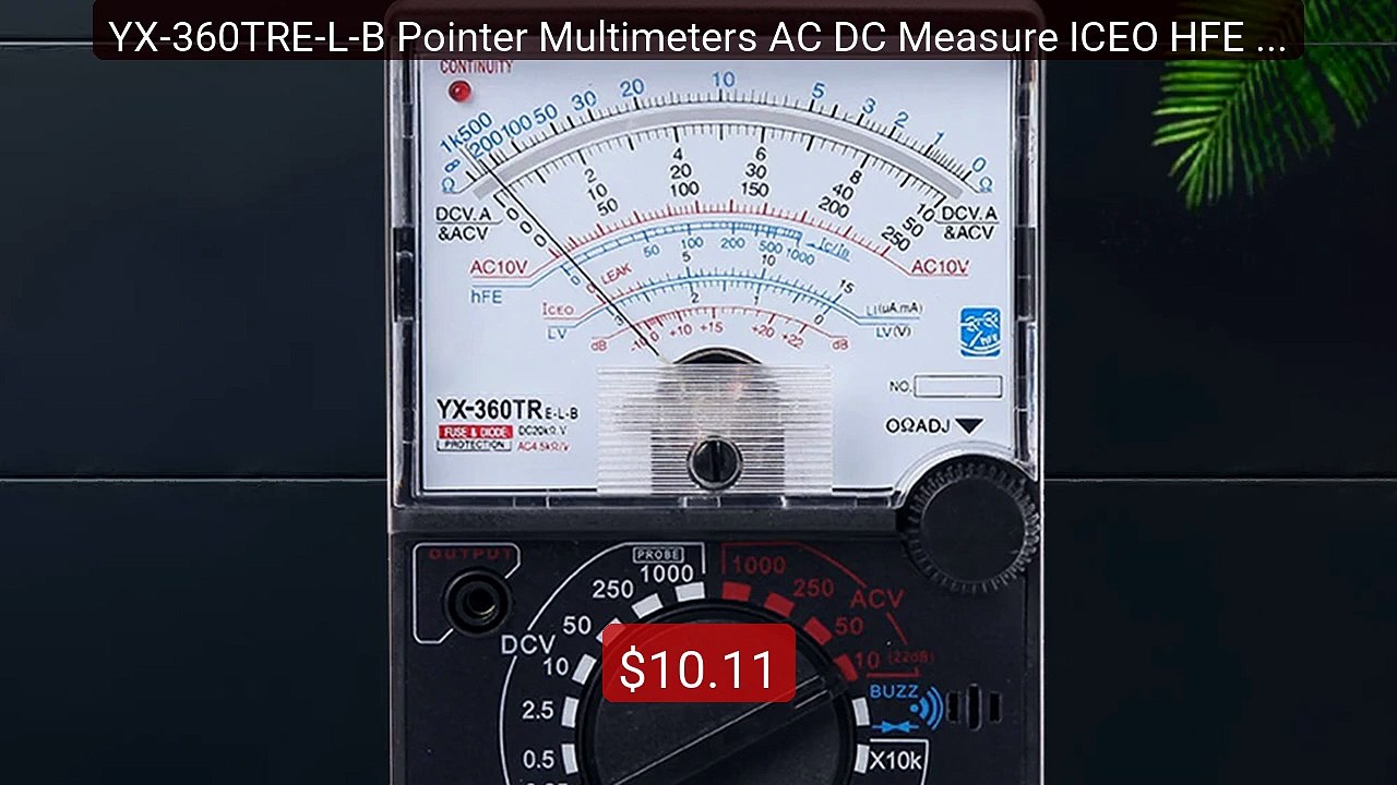 YX-360TRE-L-B Pointer Multimeters AC DC Measure ICEO HFE wi... -- Top Pick 2026 | Unbeatable Price!