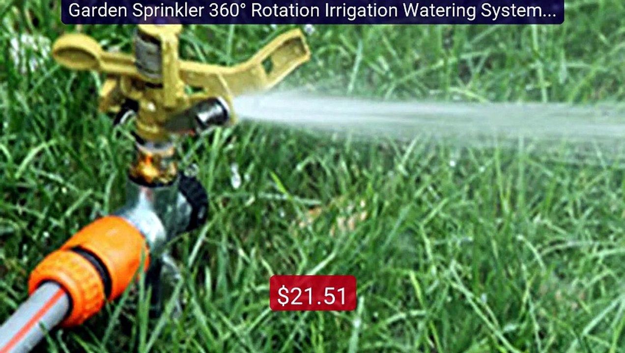 Garden Sprinkler 360° Rotation Irrigation Watering System Auto... -- Hot Deal 2026 | Limited Offer!