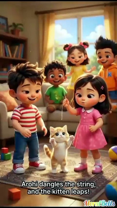 👉 "Kids and Kitten Fun Time 😍🐾 | Part 10 | #shorts"
