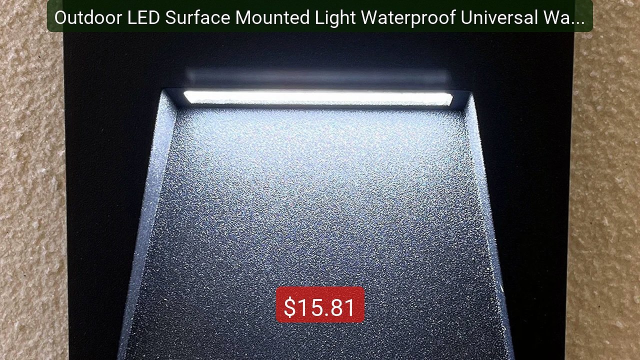 Outdoor LED Surface Mounted Light Waterproof Universal Wall La... -- Hot Deal 2026 | Limited Offer!
