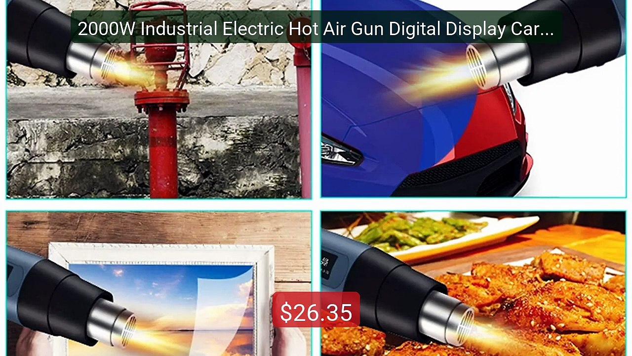 2000W Industrial Electric Hot Air Gun Digital Display Car Film... -- Hot Deal 2026 | Limited Offer!