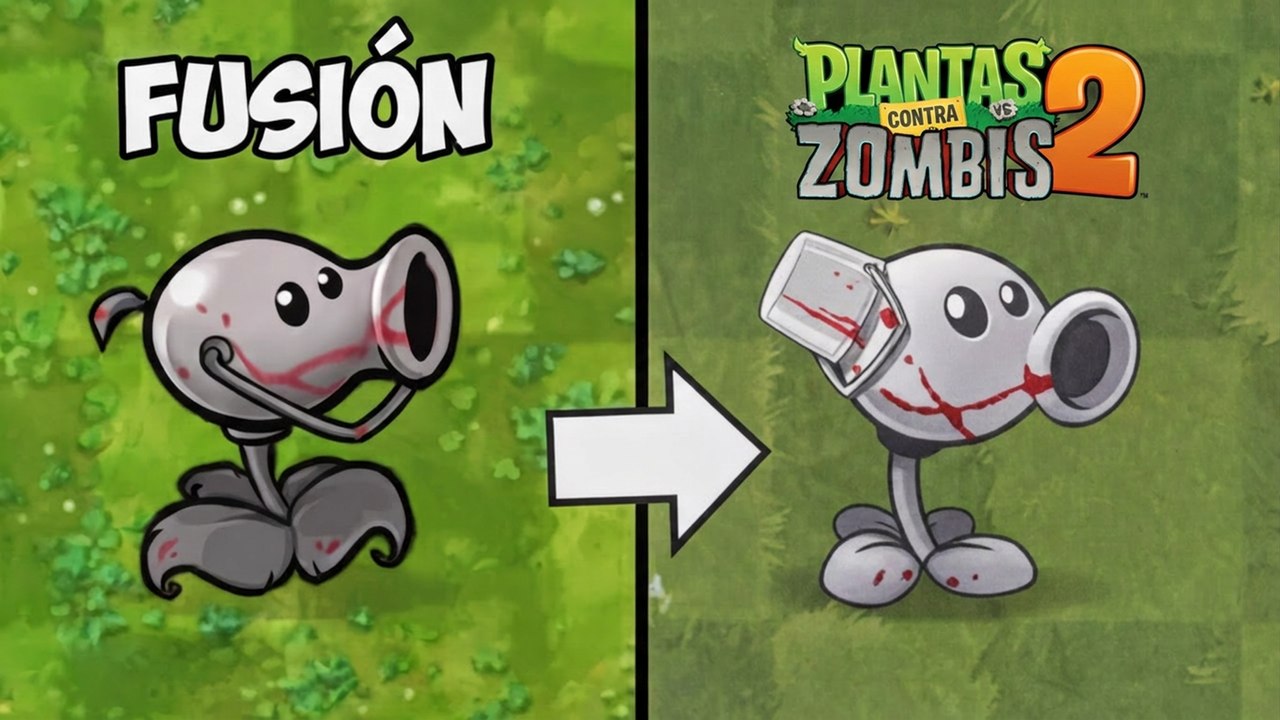¡Transformé las plantas de PvZ Fusion al estilo PvZ 2!
