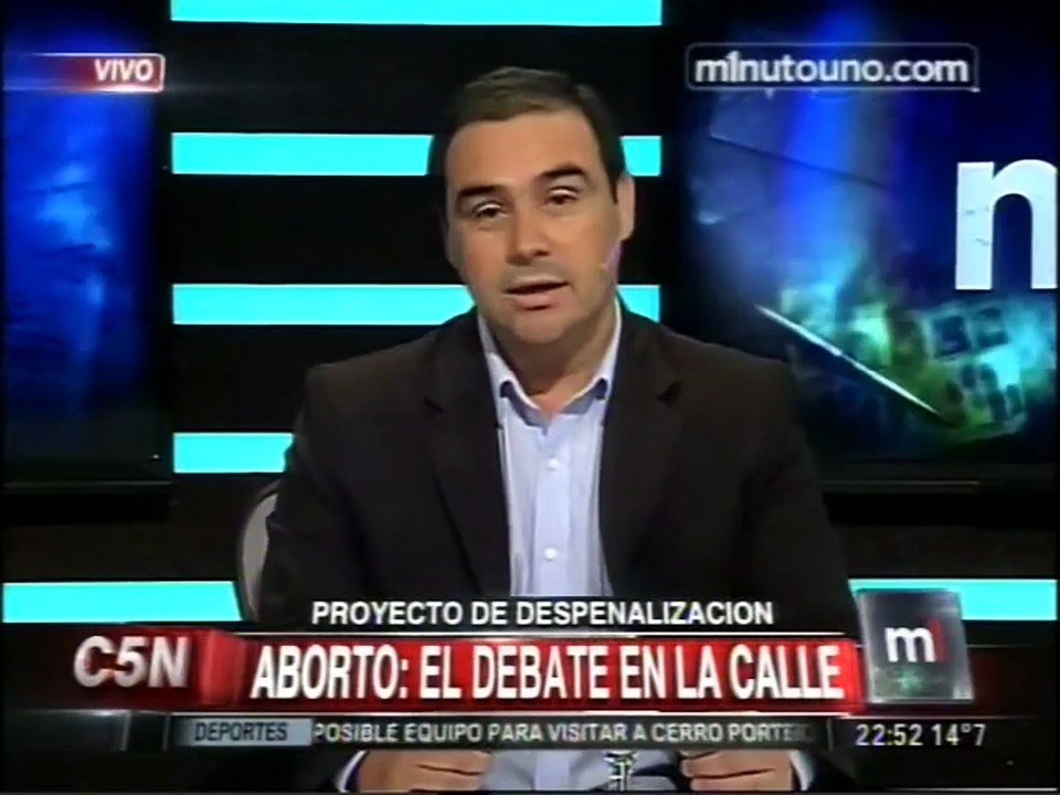 C5N 🇦🇷 - MINUTO UNO: DEBATE SOBRE LA DESPENALIZACIÓN DEL ABORTO