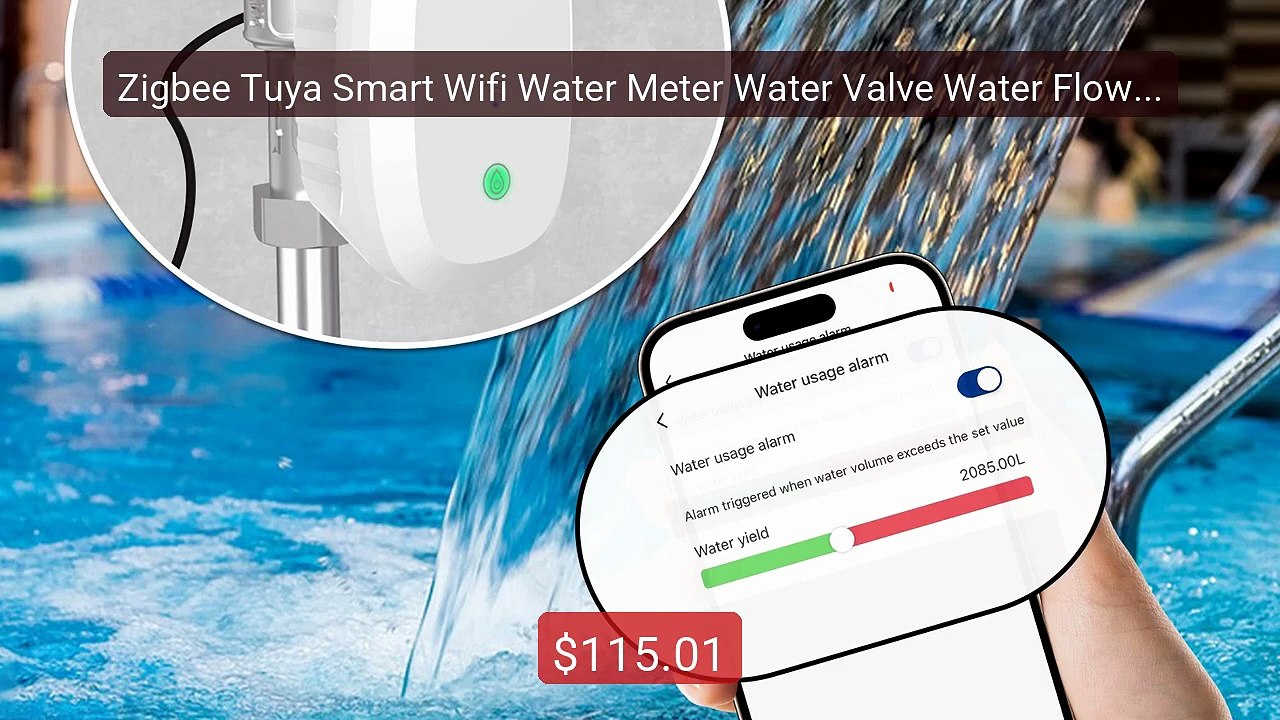 Zigbee Tuya Smart Wifi Water Meter Water Valve Water Flow Rate 3/4... -- Best Deal 2026 | Shop Now!