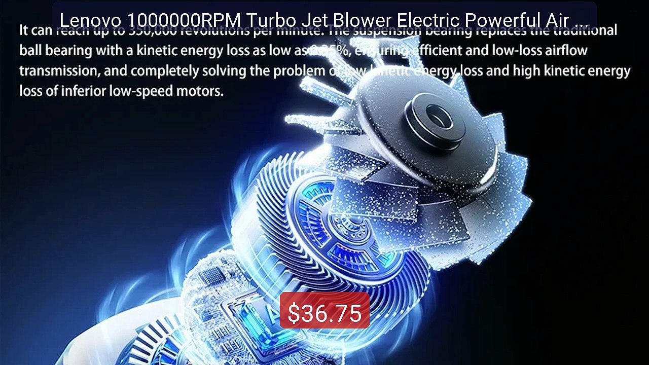 Lenovo 1000000RPM Turbo Jet Blower Electric Powerful Air Blower Por... -- Top Rated 2026 | Buy Now!