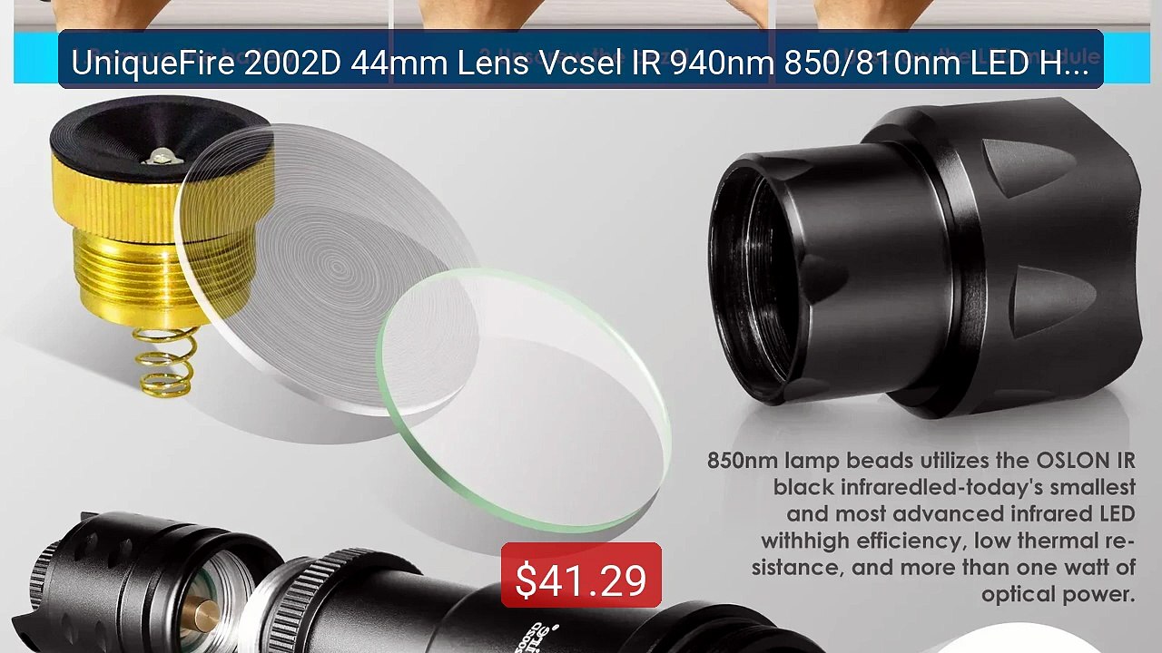 UniqueFire 2002D 44mm Lens Vcsel IR 940nm 850/810nm LED Hunting Fla... -- Top Rated 2026 | Buy Now!