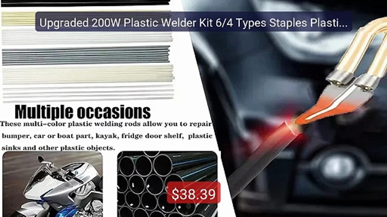 Upgraded 200W Plastic Welder Kit 6/4 Types Staples Plastic Wel... -- Hot Deal 2026 | Limited Offer!