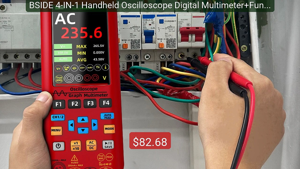 BSIDE 4-IN-1 Handheld Oscilloscope Digital Multimeter+Functio... -- Amazing Value 2026 | Must Have!