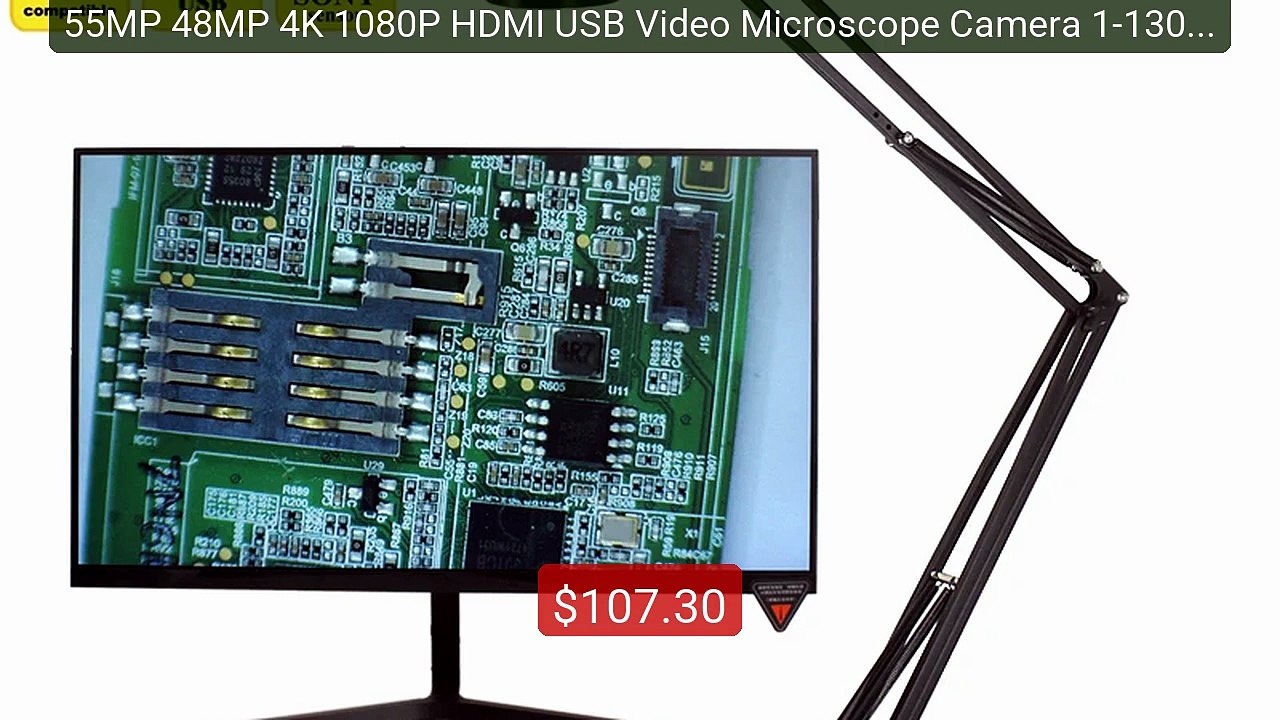 55MP 48MP 4K 1080P HDMI USB Video Microscope Camera 1-130X Infinit... -- Best Deal 2026 | Shop Now!