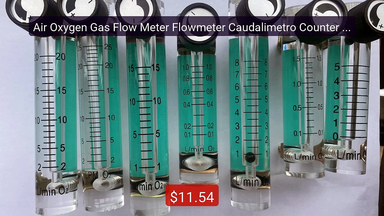 Air Oxygen Gas Flow Meter Flowmeter Caudalimetro Counter Flow Indi... -- Best Deal 2026 | Shop Now!