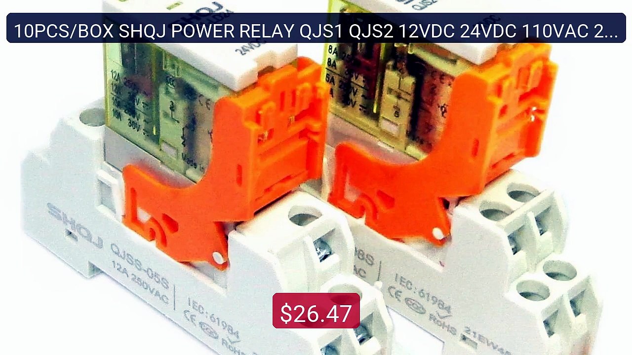10PCS/BOX SHQJ POWER RELAY QJS1 QJS2 12VDC 24VDC 110VAC 230VAC 1Set... -- Top Rated 2026 | Buy Now!