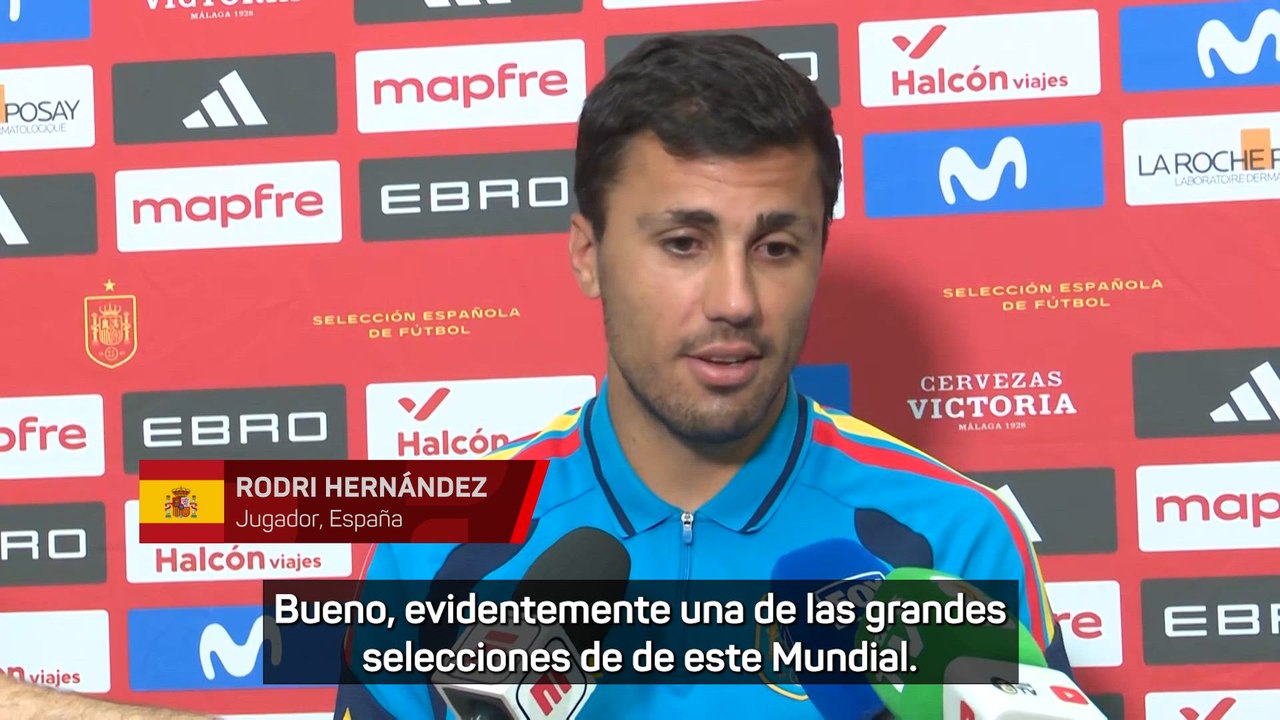 Rodri entrevista previa a las semifinales contra francia