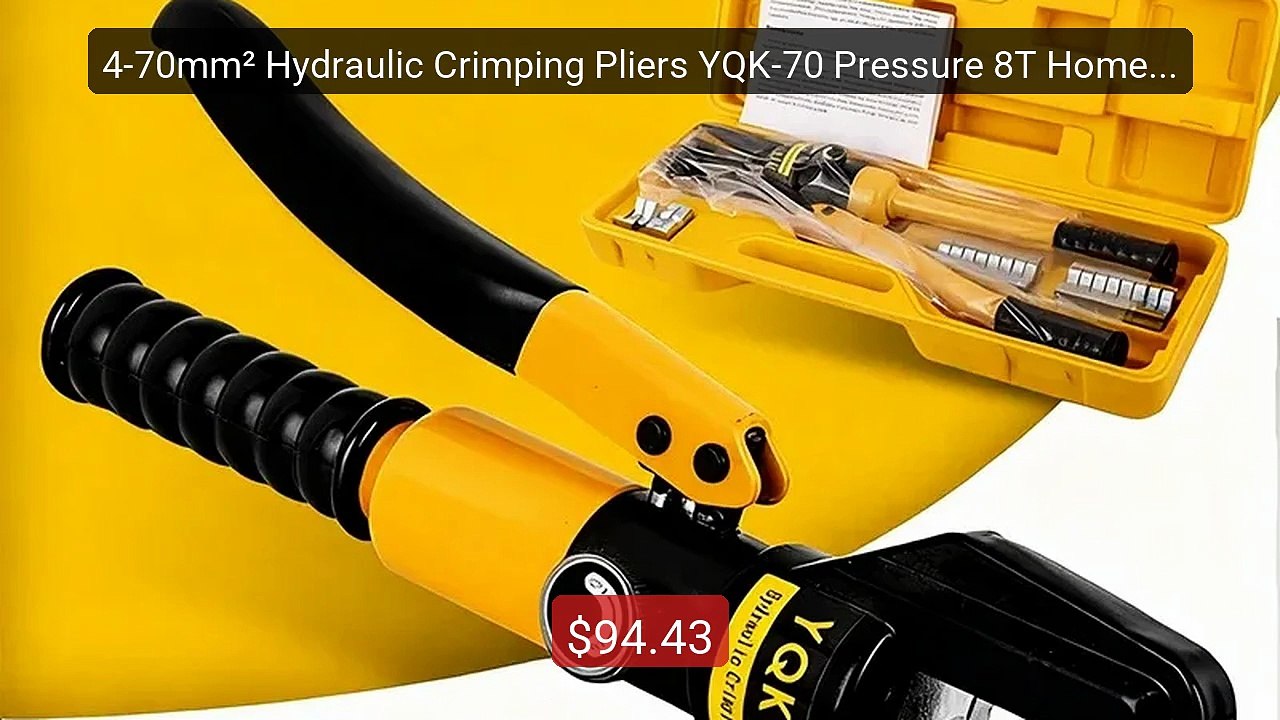 4-70mm² Hydraulic Crimping Pliers YQK-70 Pressure 8T Home H... -- Top Pick 2026 | Unbeatable Price!