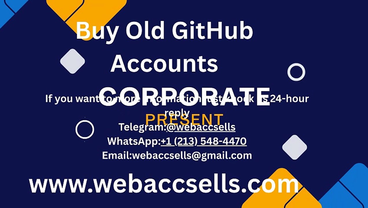 Do You Want To Buy Old GitHub Account