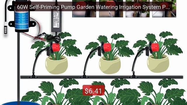60W Self-Priming Pump Garden Watering Irrigation System Power ... Hot Deal 2026 | Limited Offer!