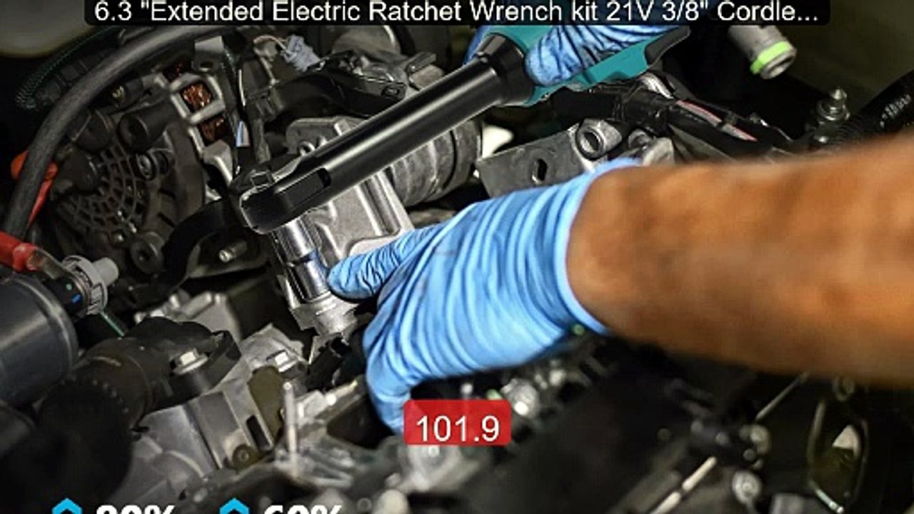 6.3 "Extended Electric Ratchet Wrench kit 21V 3/8" Cordless E... -- Amazing Value 2026 | Must Have!