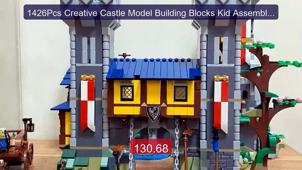 1426Pcs Creative Castle Model Building Blocks Kid Assembly To... -- Amazing Value 2026 | Must Have!