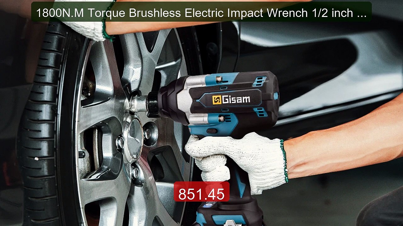 1800N.M Torque Brushless Electric Impact Wrench 1/2 inch With... -- Amazing Value 2026 | Must Have!