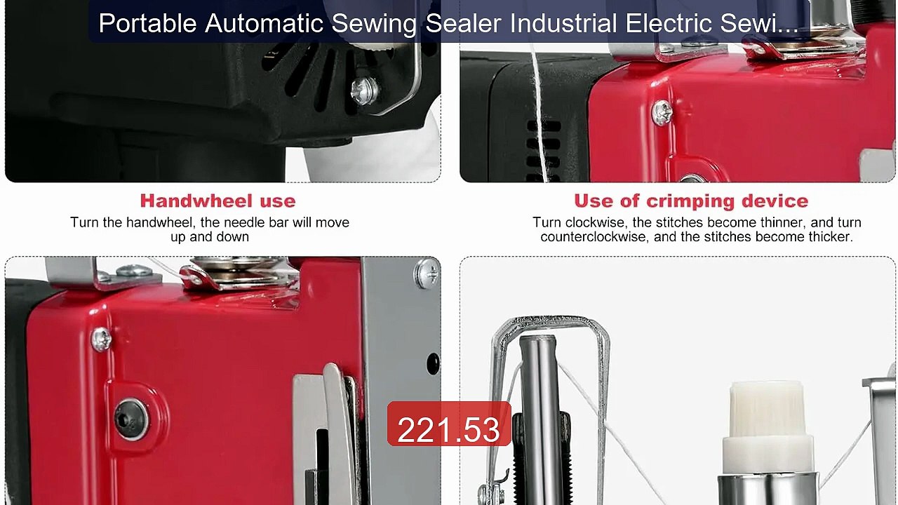 Portable Automatic Sewing Sealer Industrial Electric Sewing M... -- Amazing Value 2026 | Must Have!