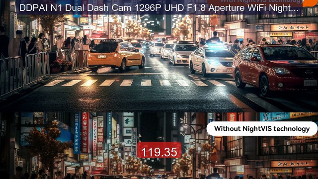 DDPAI N1 Dual Dash Cam 1296P UHD F1.8 Aperture WiFi NightVIS ... Amazing Value 2026 | Must Have!