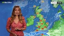 Met Office Sunday Evening Weather Forecast 12/07/2026