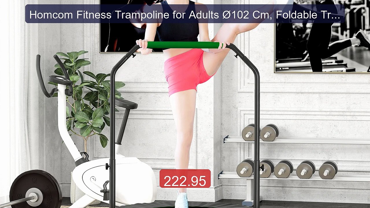 Homcom Fitness Trampoline for Adults Ø102 Cm, Foldable Trampoline ... -- Best Deal 2026 | Shop Now!