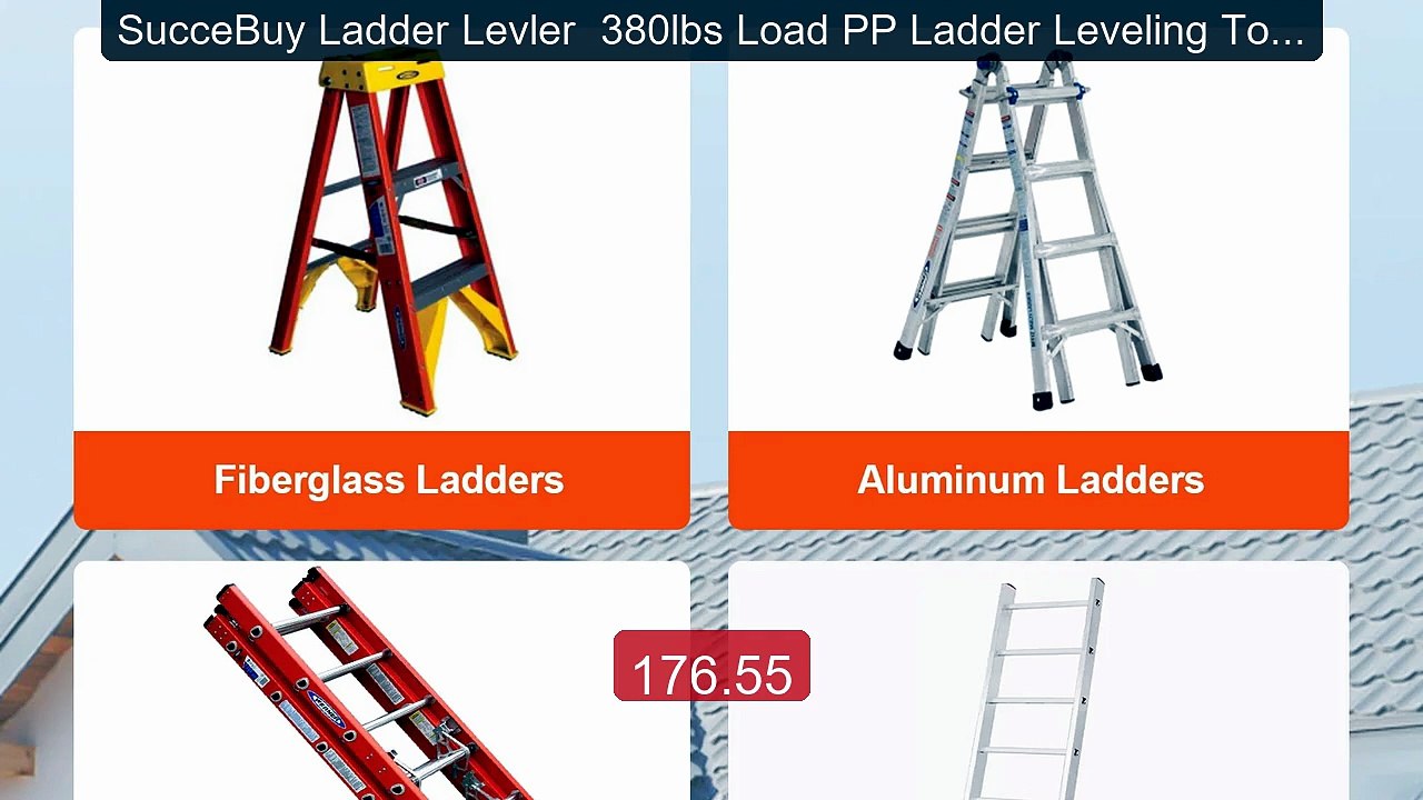 SucceBuy Ladder Levler  380lbs Load PP Ladder Leveling Tool Pitch ... -- Best Deal 2026 | Shop Now!