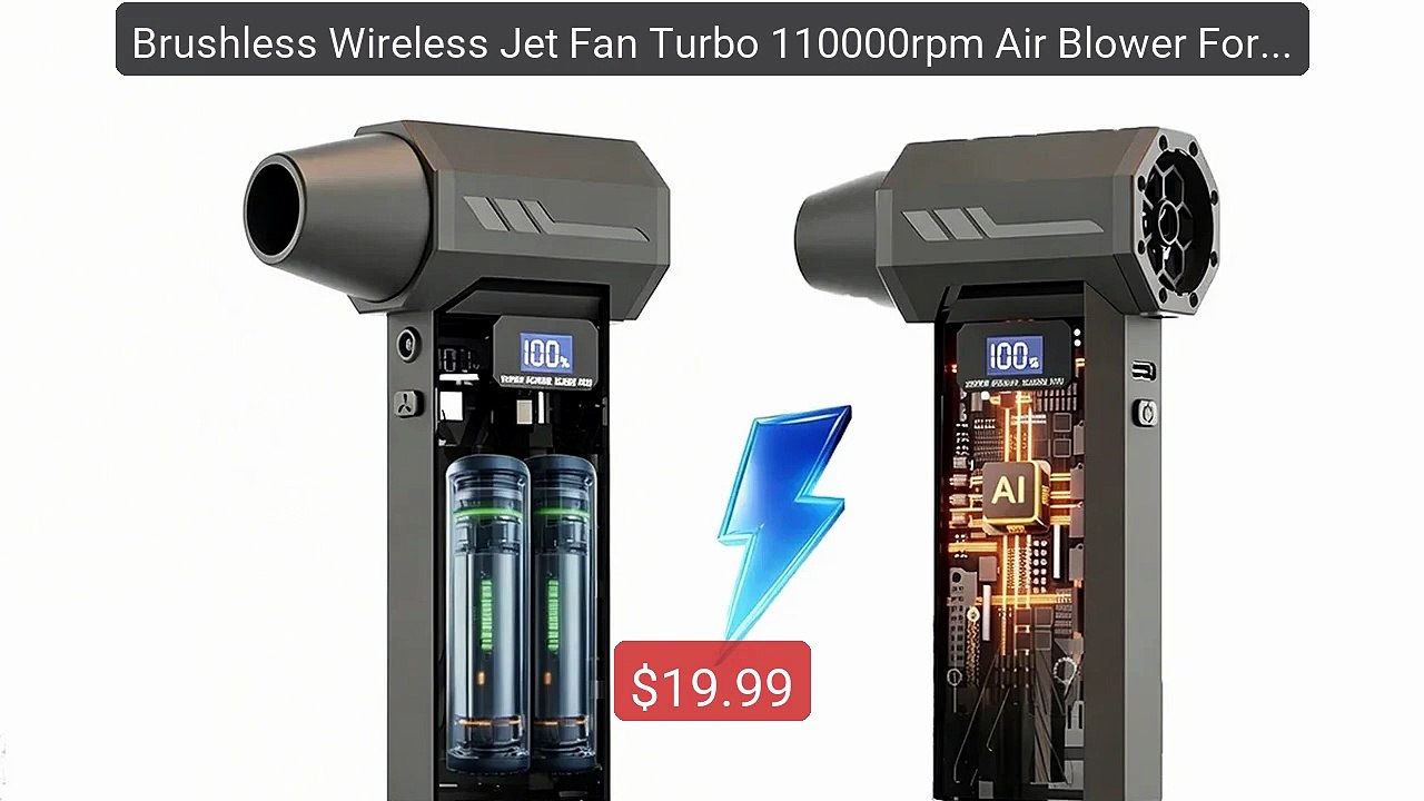 Brushless Wireless Jet Fan Turbo 110000rpm Air Blower For Car Clea... -- Best Deal 2026 | Shop Now!
