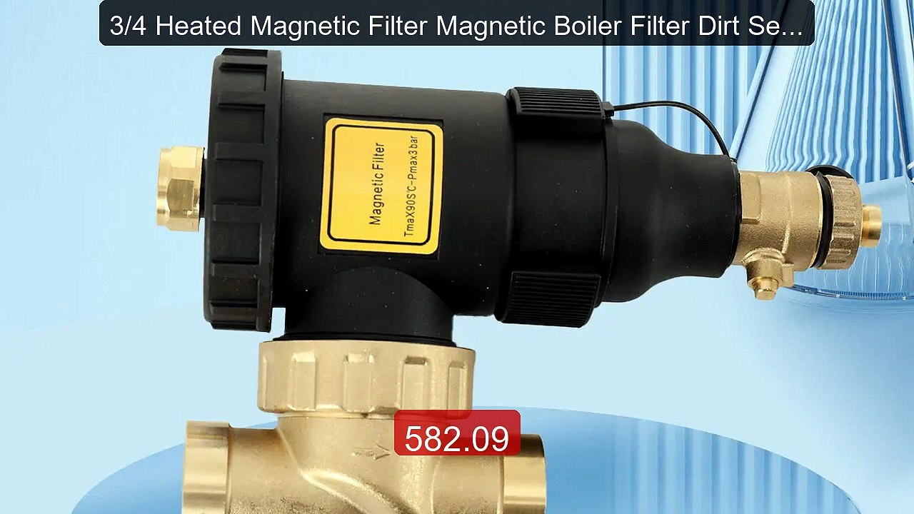 3/4 Heated Magnetic Filter Magnetic Boiler Filter Dirt Separa... -- Amazing Value 2026 | Must Have!