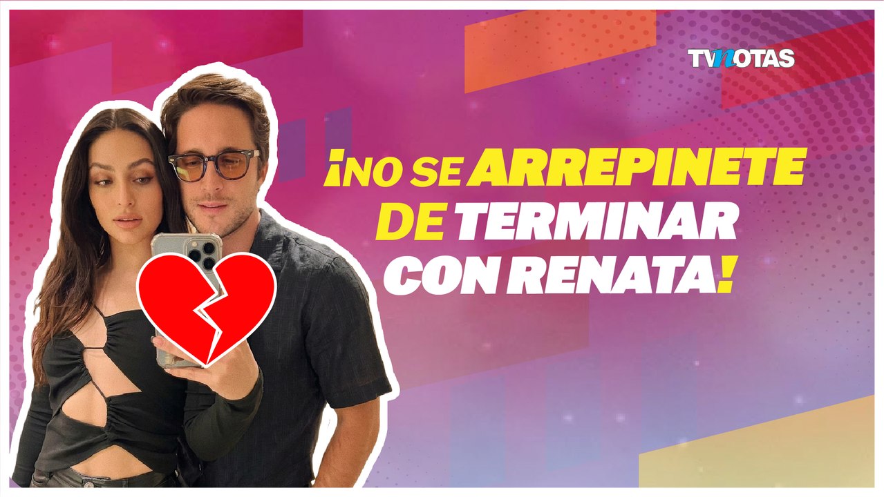 Diego Boneta rompió el silencio: Reaccionó a Renata Notni: “Tomé la decisión correcta”