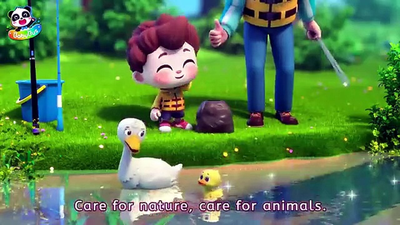 Don’t Throw Trash in the Ocean _ Five Little Ducks Song _ Nursery Rhymes & Kids Songs _ BabyBus