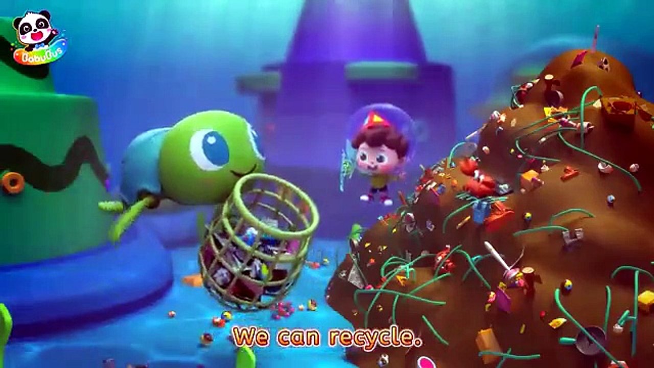 No No Litter Song _ Good Habits _ Sea Animals Song _ Nursery Rhymes & Kids Songs _ BabyBus