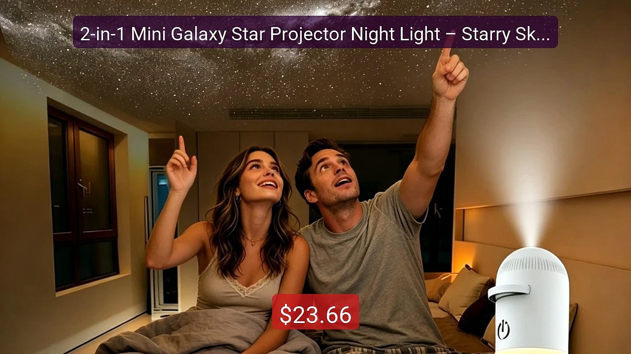 2-in-1 Mini Galaxy Star Projector Night Light – Starry Sky Amb... -- Hot Deal 2026 | Limited Offer!