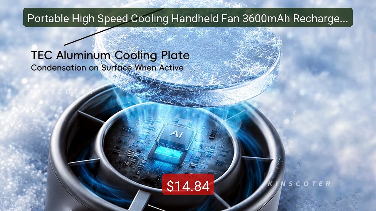 Portable High Speed Cooling Handheld Fan 3600mAh Rechargeab... -- Top Pick 2026 | Unbeatable Price!